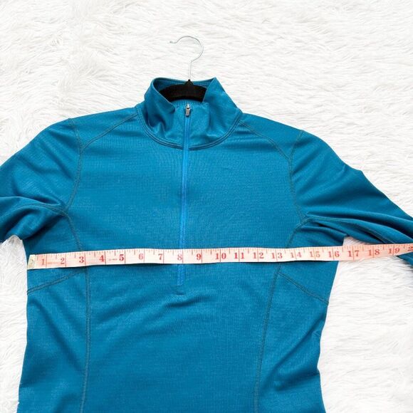 Women Patagonia Midweight Capilene Baselayer 1/4 Zip Pullover Marine Blue XXS - Picture 5 of 10